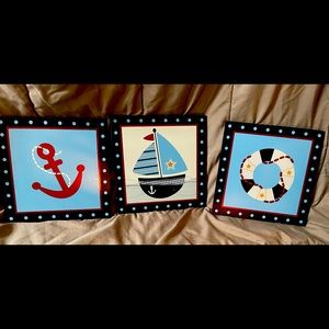 Nautical wall decor/ kids decor